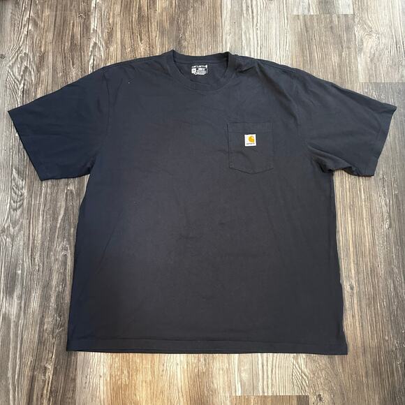 Carhartt Men's Loose Fit‎ Heavyweight Short Sleeve T-Shirt Heather Gray Size 2XL - Picture 1 of 6